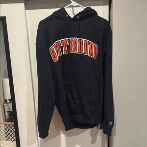 Champion Black and Orange Sweatshirt